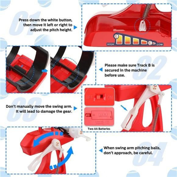 Auto Electronic Baseball Pitching Machine Set - Picture 3 of 7